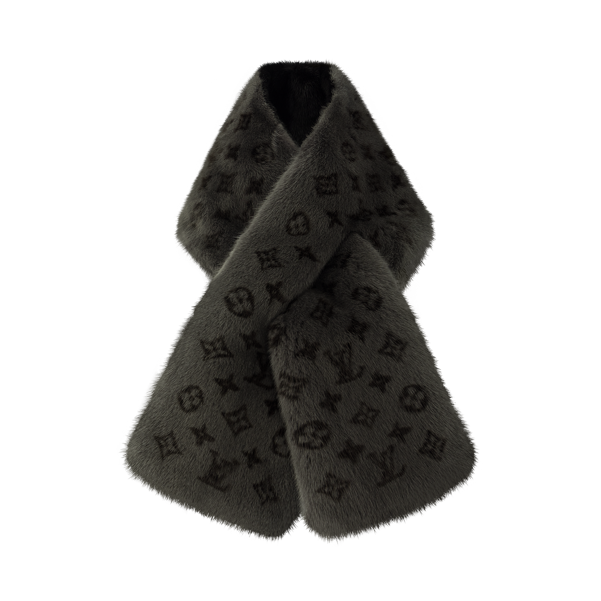 Monogram Reverso Fur Scarf S00 - Men - Accessories | LOUIS VUITTON ®